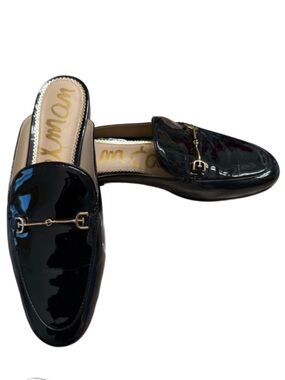 SAM EDELMAN LINNIE MULES WITH GOLD HORSEBIT